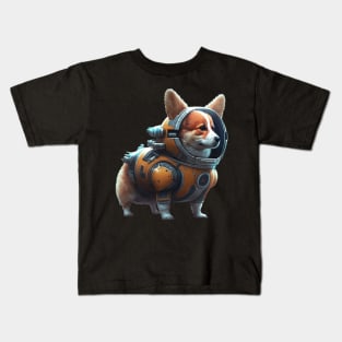 Dog Space Explorer Kids T-Shirt